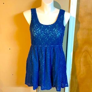 ✨LAST CHANCE SALE✨ Lacy blue dress